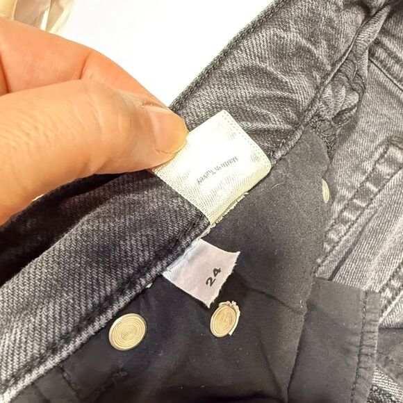 Reformation Serena High Skinny Jeans in Erie Black Wash 24 - Picture 9 of 16